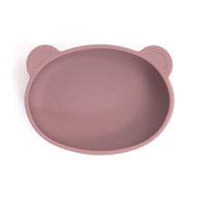Load image into Gallery viewer, Platinum Silicone Bear Plate . Pink