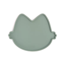 Load image into Gallery viewer, Platinum Silicone MoaCat Bowl Plate . Mint