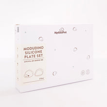 Load image into Gallery viewer, Platinum Silicone Dino Plate Set . Pink