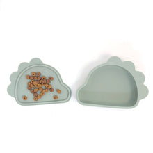 Load image into Gallery viewer, Platinum Silicone Dino Plate Set . Cream