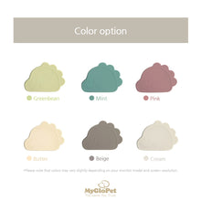 Load image into Gallery viewer, Platinum Silicone Dino Plate Set . Beige