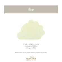 Load image into Gallery viewer, Platinum Silicone Dino Plate Set . Cream