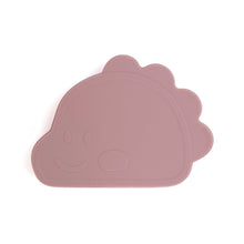 Load image into Gallery viewer, Platinum Silicone Dino Plate Set . Pink