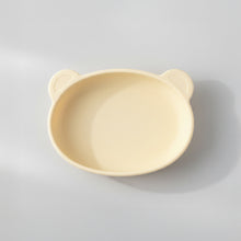 Load image into Gallery viewer, Platinum Silicone Bear Plate . Butter