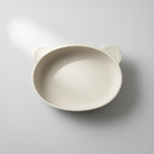 Load image into Gallery viewer, Platinum Silicone Bear Plate . Cream