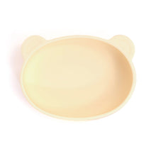 Load image into Gallery viewer, Platinum Silicone Bear Plate . Butter
