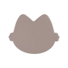 Load image into Gallery viewer, Platinum Silicone MoaCat Bowl Plate . Beige
