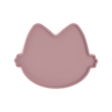 Load image into Gallery viewer, Platinum Silicone MoaCat Bowl Plate . Pink
