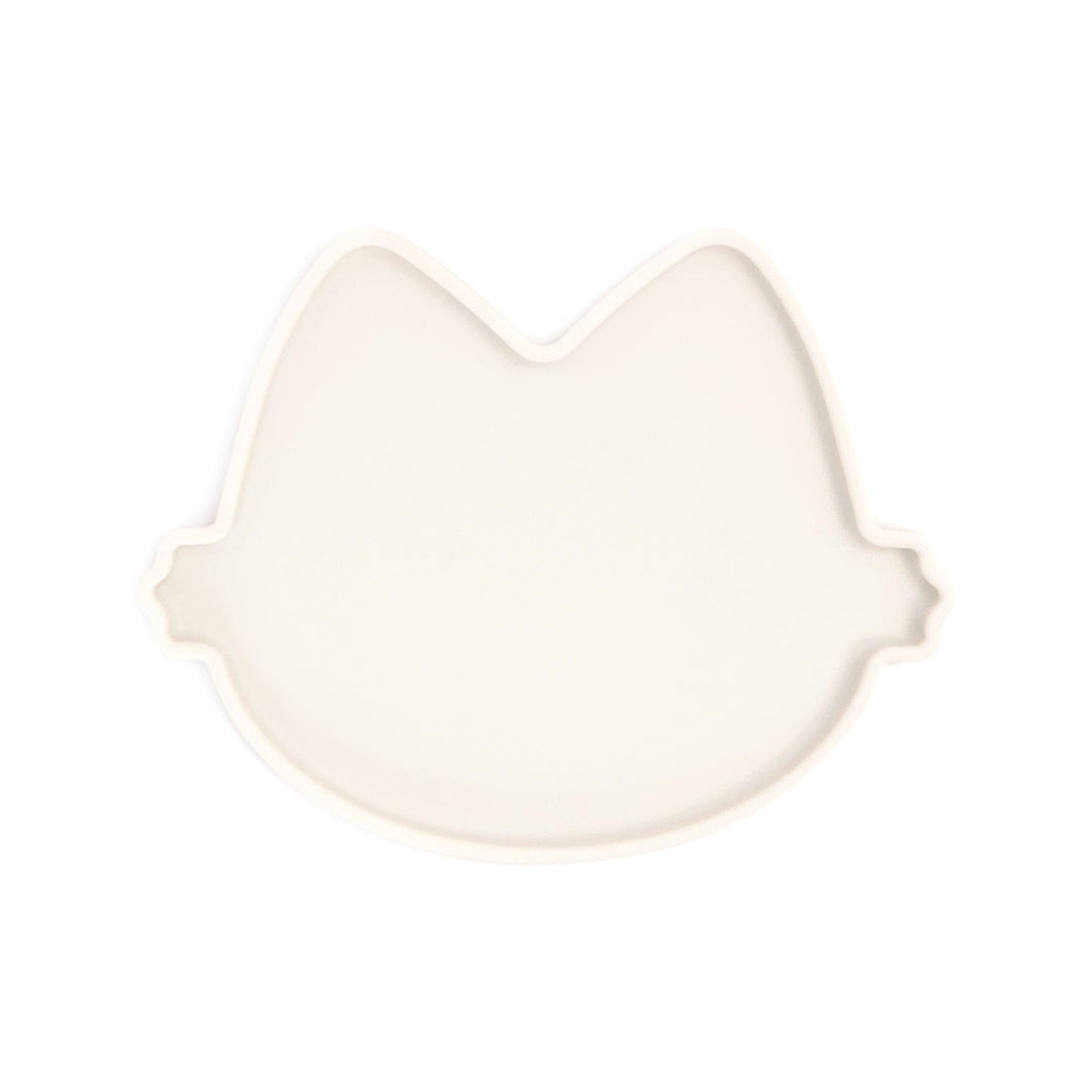 Platinum Silicone MoaCat Bowl Plate . Cream