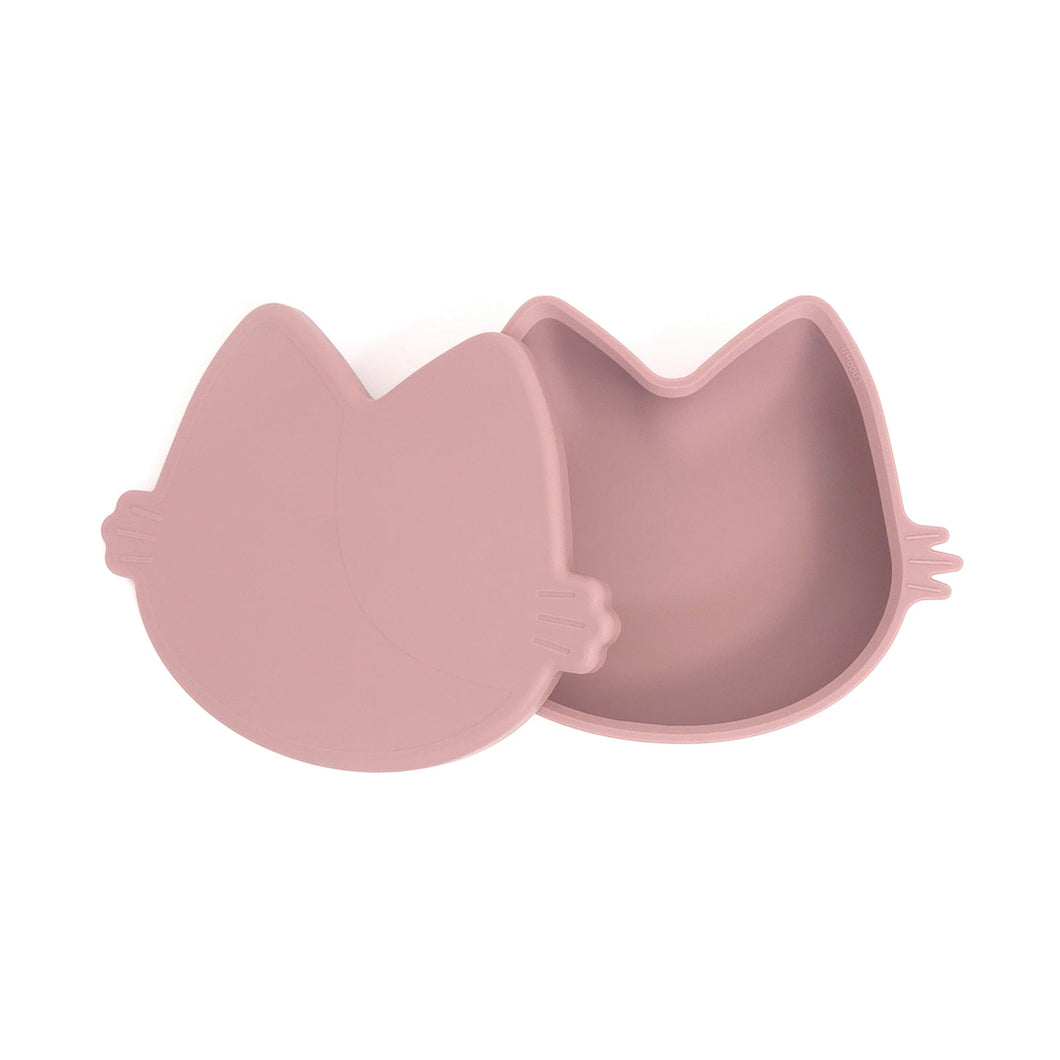 Platinum Silicone MoaCat Bowl Set . Pink