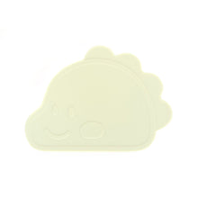 Load image into Gallery viewer, Platinum Silicone Dino Plate Set . Green bean
