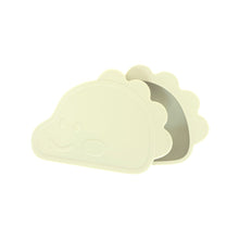 Load image into Gallery viewer, Platinum Silicone Dino Plate Set . Green bean
