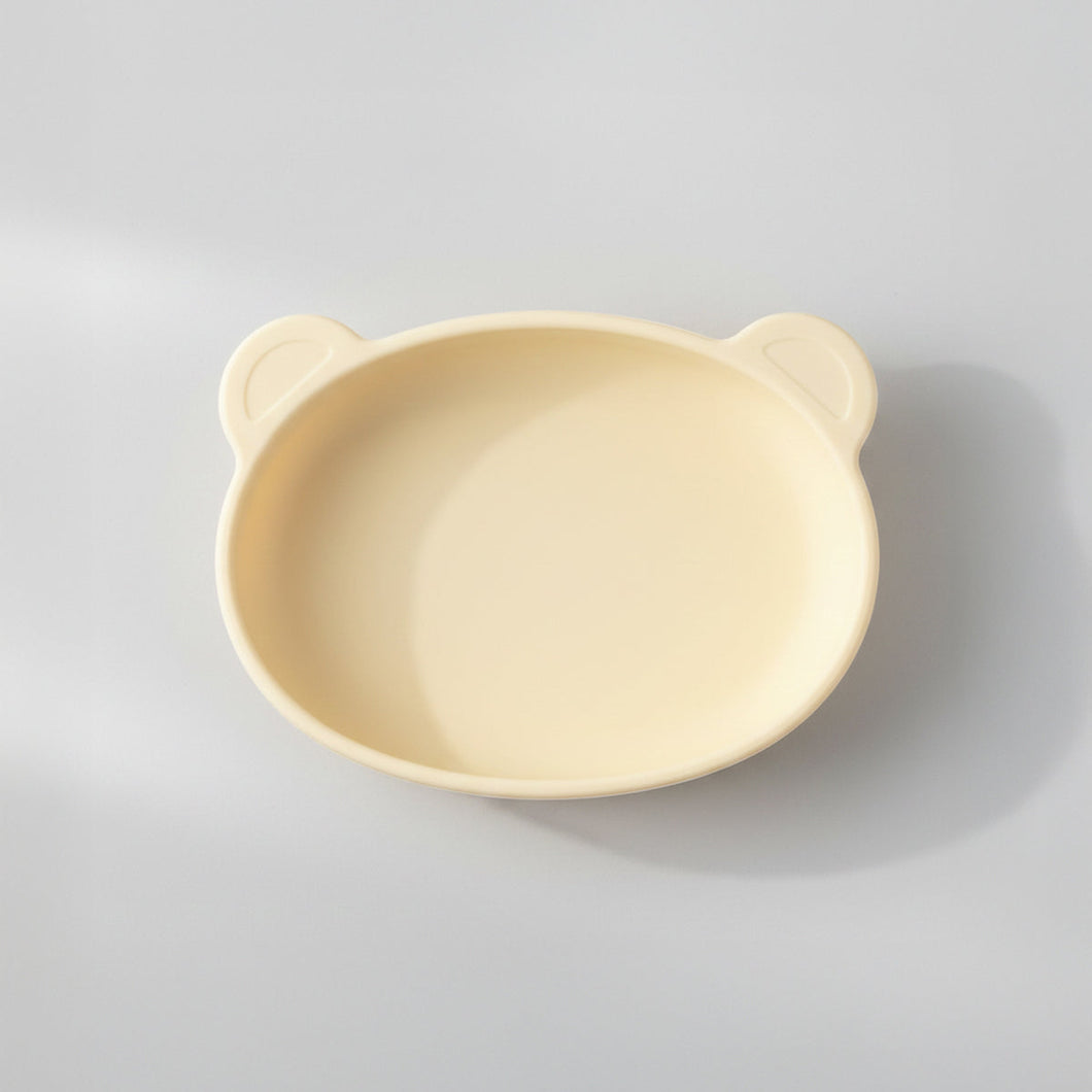 Platinum Silicone Bear Plate . Butter