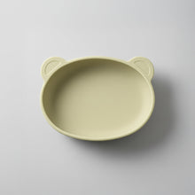 Load image into Gallery viewer, Platinum Silicone Bear Plate . Green bean
